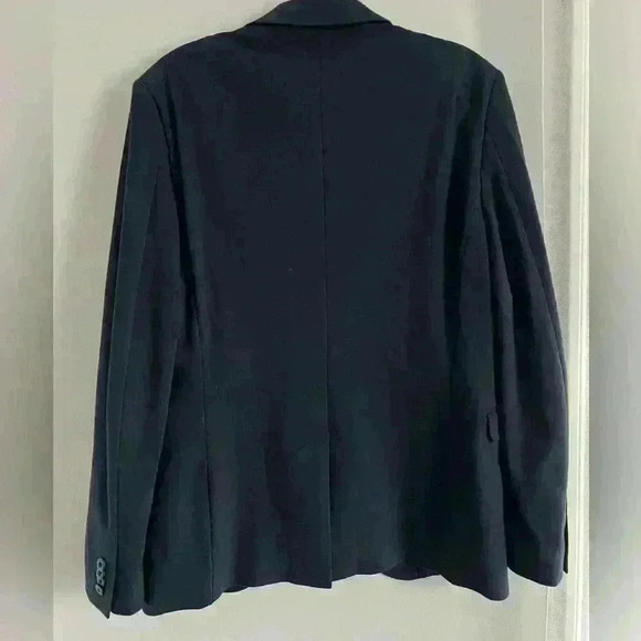 Express Performance Extra Slim Stretch+ Navy Blue Luxe Comfort Soft Suit Jacket - Picture 11 of 13